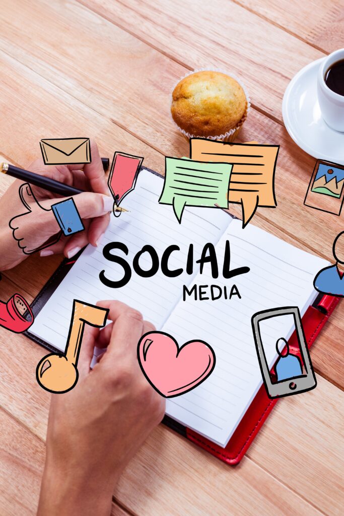 BEST Digital Marketing Agencies for Business in Surat in 2026 digital composite of hands using notebook with graphics